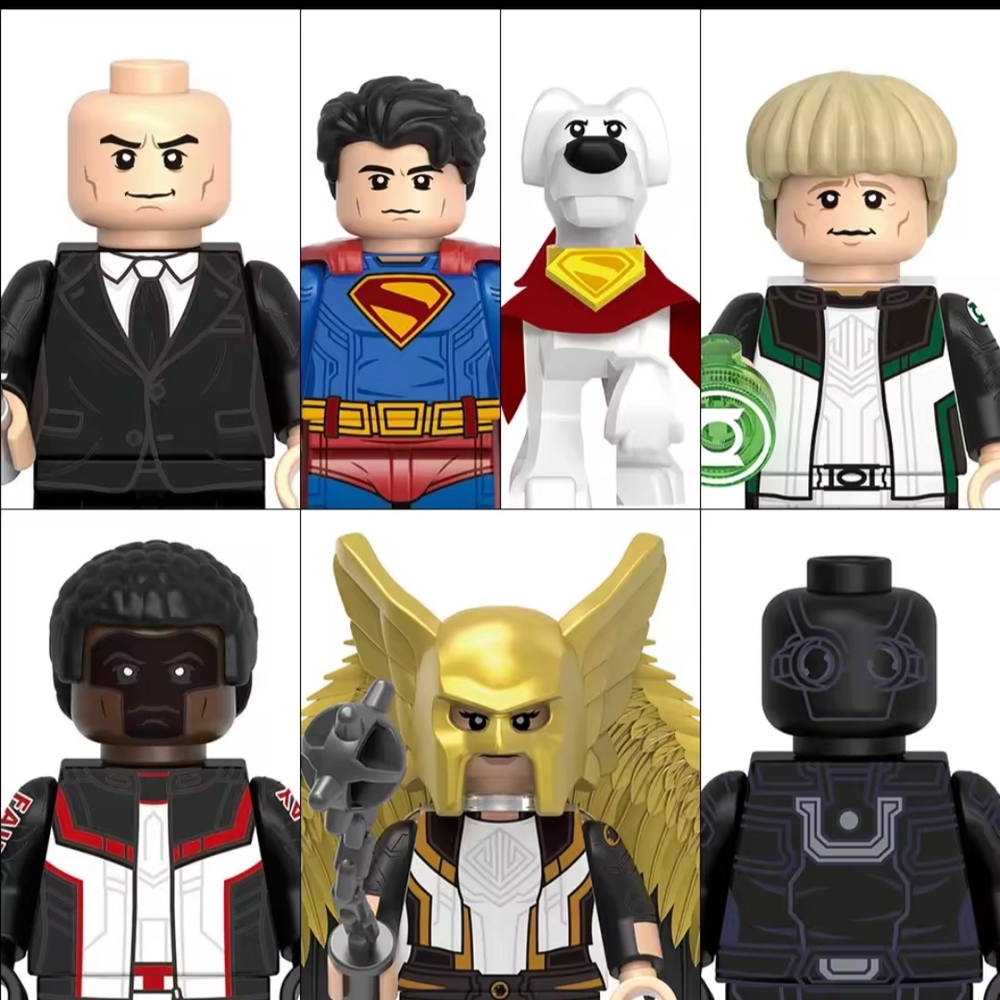 New Superman Movie Mini Figure Set